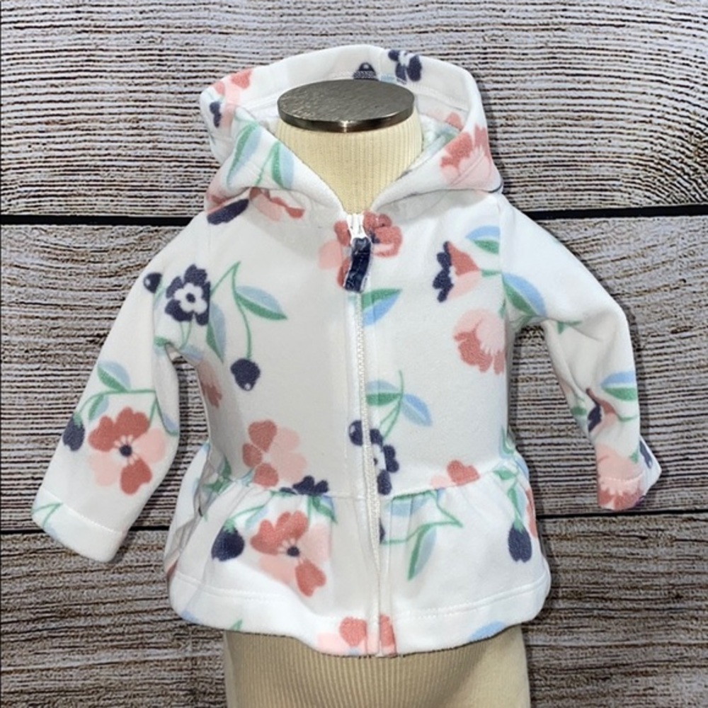 New Born Carters Floral Jacket